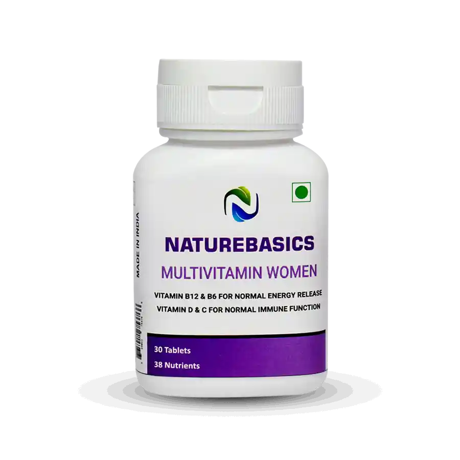 NATUREBASICS WOMEN'S MULTIVITAMINS - WITH 38 ACTIVE NUTRIENTS FOR WOMENS INCLUDES B1, B6, B12 AND MANY MORE