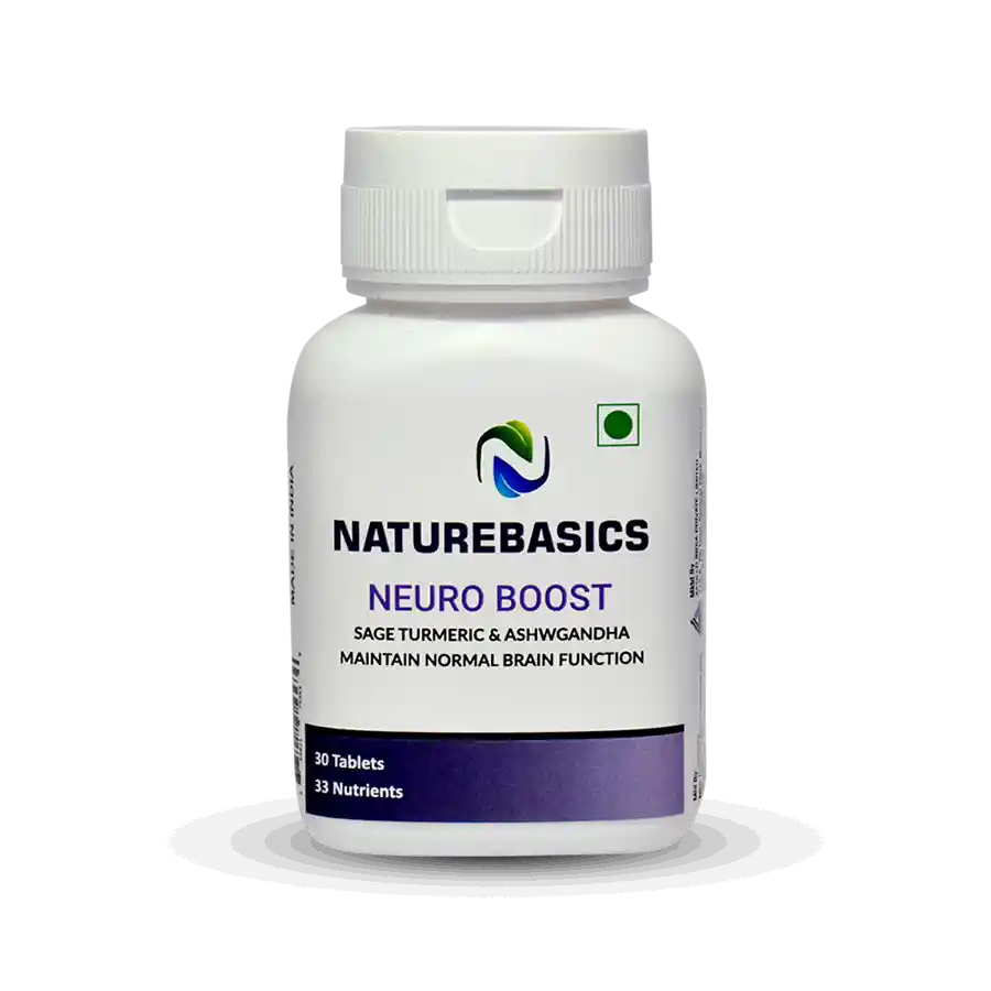 NATUREBASICS NEURO BOOST - REDUCE DEPRESSION & ENHANCE BRAIN FUNCTION