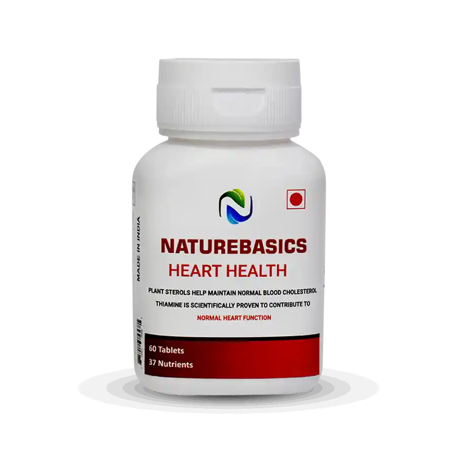 NATUREBASICS HEART HEALTH TABLETS - MAINTAIN HEART WITH NATURAL INGREDIENT